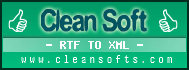 Cleansoft Award for RTF TO XML Converter
